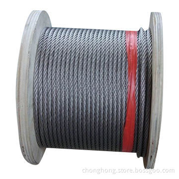 7 x 7 Stainless Steel Wire Rope, Made of AISI304 or AISI316, 0.15 to 36mm Size Range